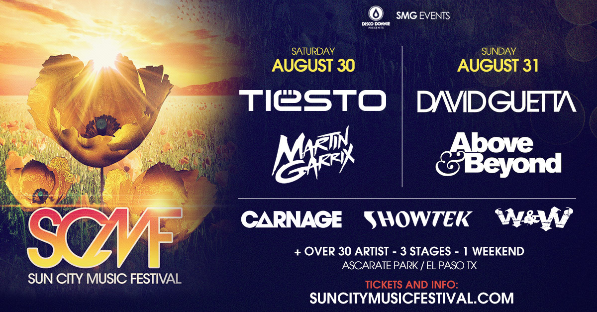 Here it is! Your Complete Lineup for Sun City Music Festival 2014